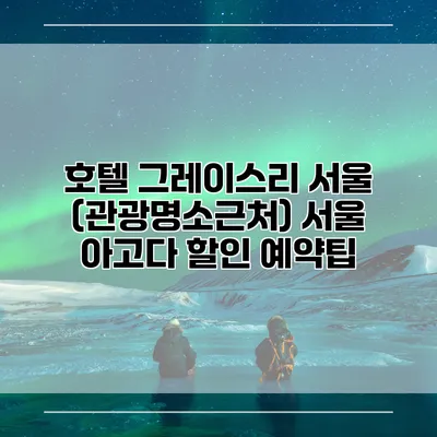호텔 그레이스리 서울 (관광명소근처) 서울 아고다 할인 예약팁